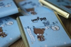 Sargılı Erkek Bebek Çikolatası-Ayıcıklı