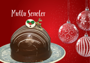 Kestaneli Çikolatalı Yılbaşı Pastası
