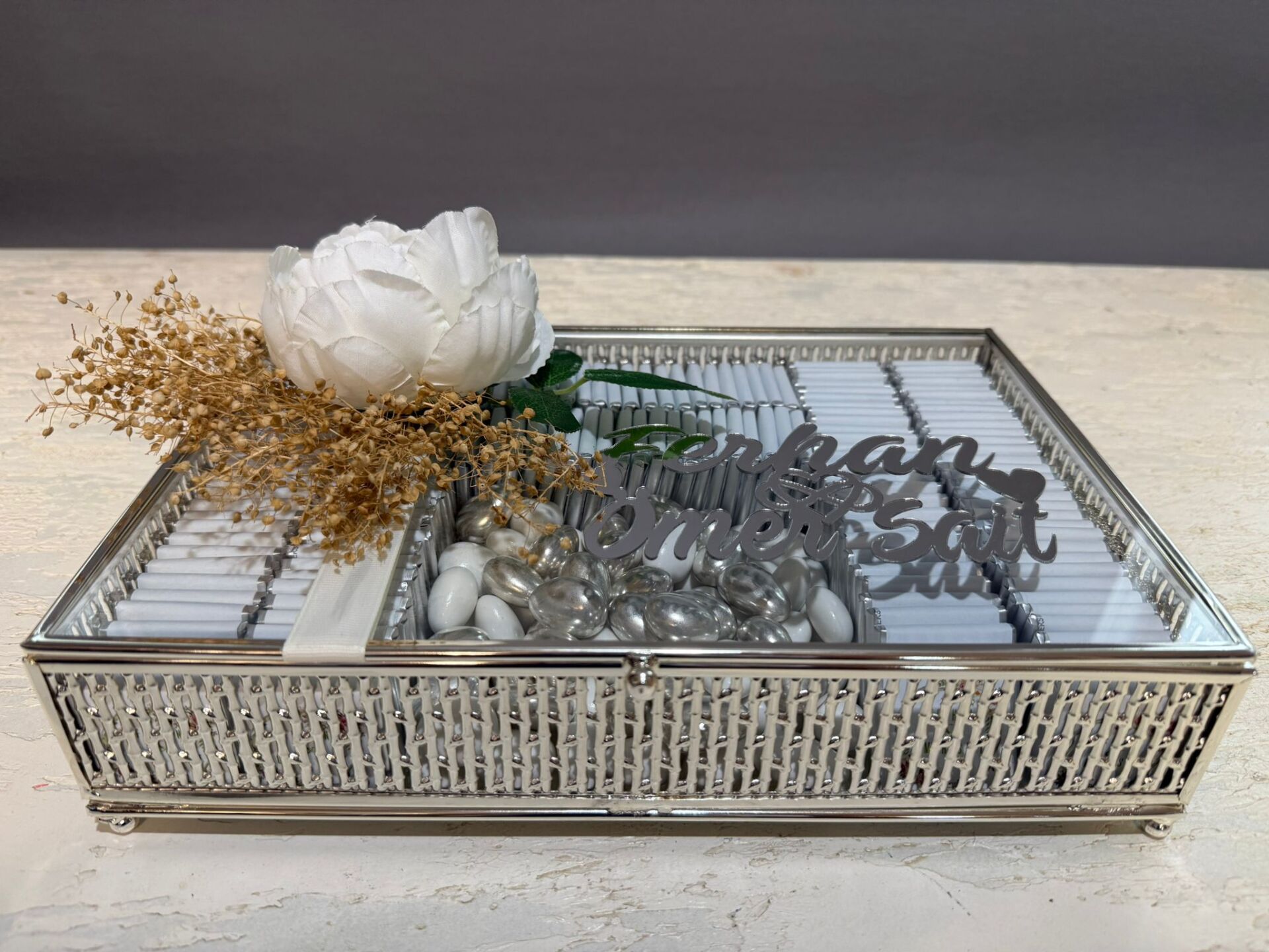 Gümüş Nişan Kutusu