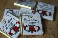 Sargılı Nişan Çikolatası-Güllü