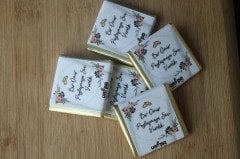 Sargılı Nişan Çikolatası-Çiçekli