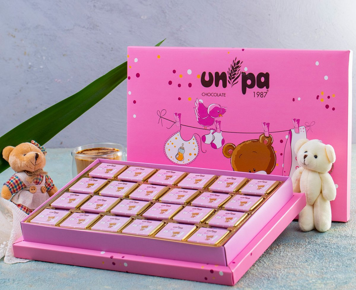 Kız Bebek Kutu Çikolata