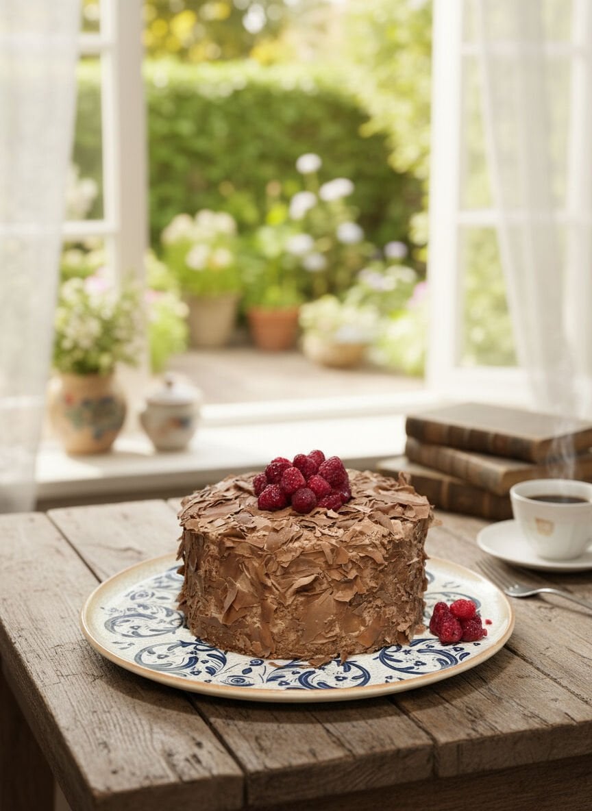 Frambuaz Çikolatalı Pasta