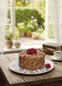 Frambuaz Çikolatalı Pasta