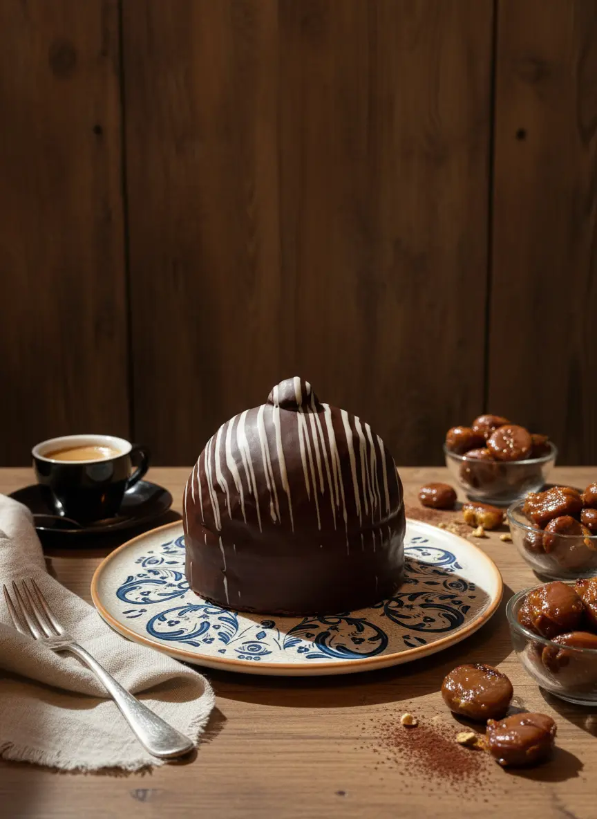 Kestaneli Çikolatalı Pasta