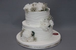 Kuru Çiçek Nişan Pastası