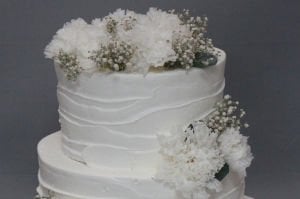 Kuru Çiçek Nişan Pastası