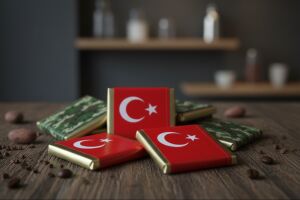 Sargılı Çikolata-Türk Bayraklı