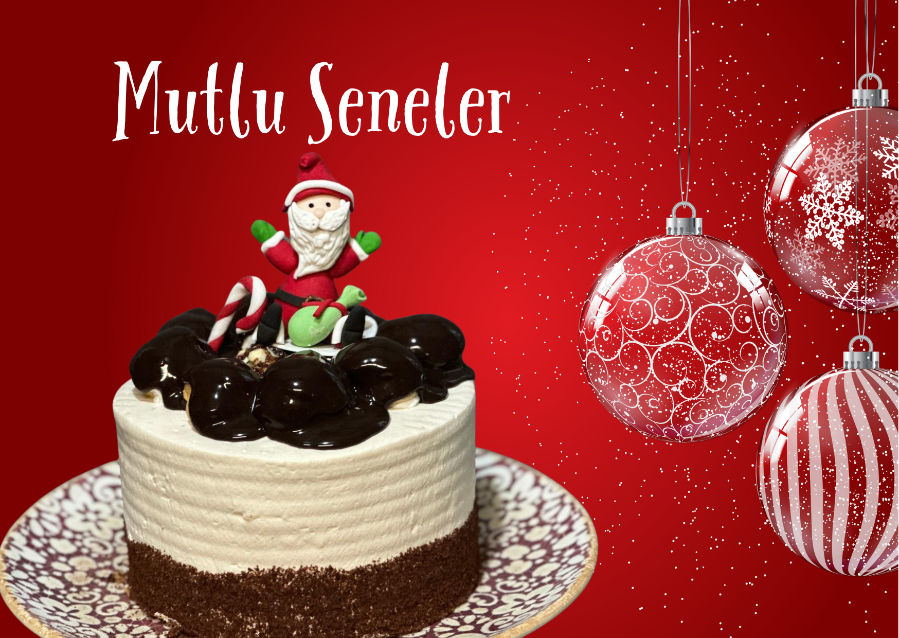 Krokanlı Yılbaşı Pastası